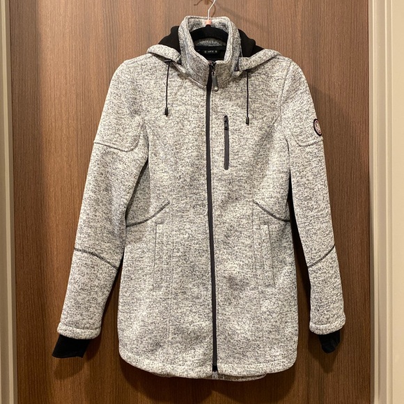 Halifax Traders HFX Performance Apparel “Anna” Heathered Knitted Full Zip Jacket - Picture 3 of 17